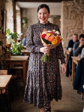 Gorgeous plus size Boden maxi dress